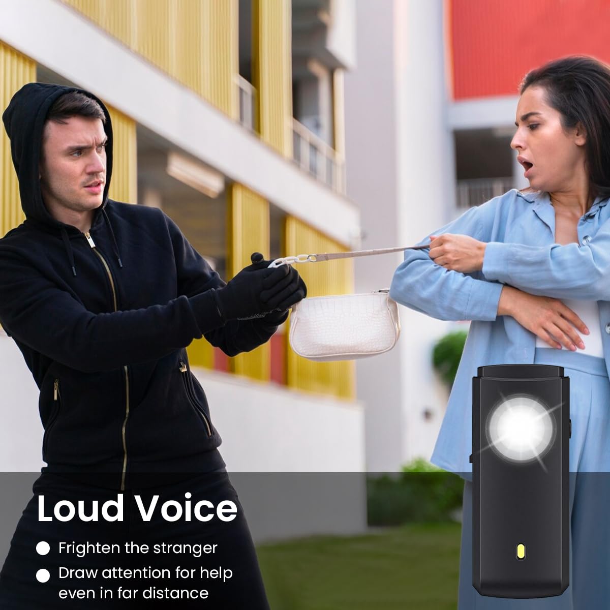 Serplex Keychain Safety Alarm with LED Flashlight 130 Decibel Loud Safety Alarm for Self Defense Portable Safety Alarm USB Rechargeable Multifunctional Safety Alarm for Kids, Women, Elders, Students Serplex Keychain Safety Alarm with LED Flashlight 130 Decibel Loud Safety Alarm for Self Defense Portable Safety Alarm USB Rechargeable Multifunctional Safety Alarm for Kids, Women, Elders, Students
